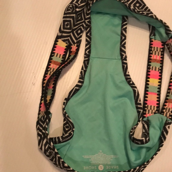 Shade & Shore Bathing Suit Bottoms so stylish !! bikini bottoms w/ print - Picture 5 of 9